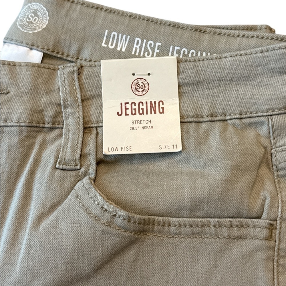 5/$25 SO Tan Jeggings - Size 11 - Picture 4 of 4